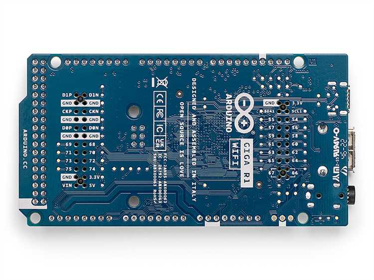 Arduino GIGA R1 WiFi: полный список технических характеристик и функций