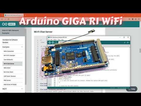 Как отправлять уведомления на смартфон с Arduino GIGA R1 WiFi при помощи библиотеки GIGA_WF