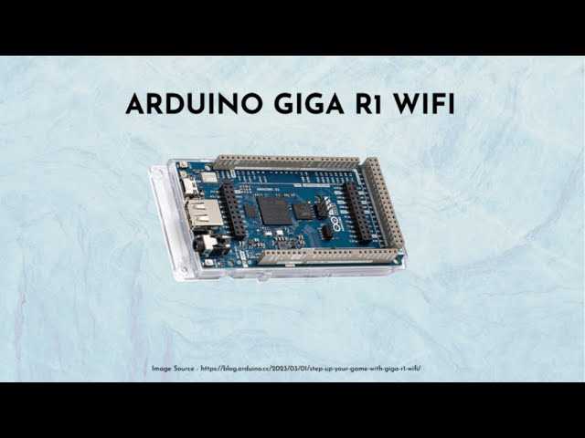 Характеристики Arduino GIGA R1 WiFi