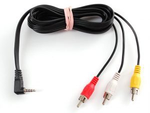кабель minijack 3,5 mm - RCA для подключени к raspberry pi 3 AV выход