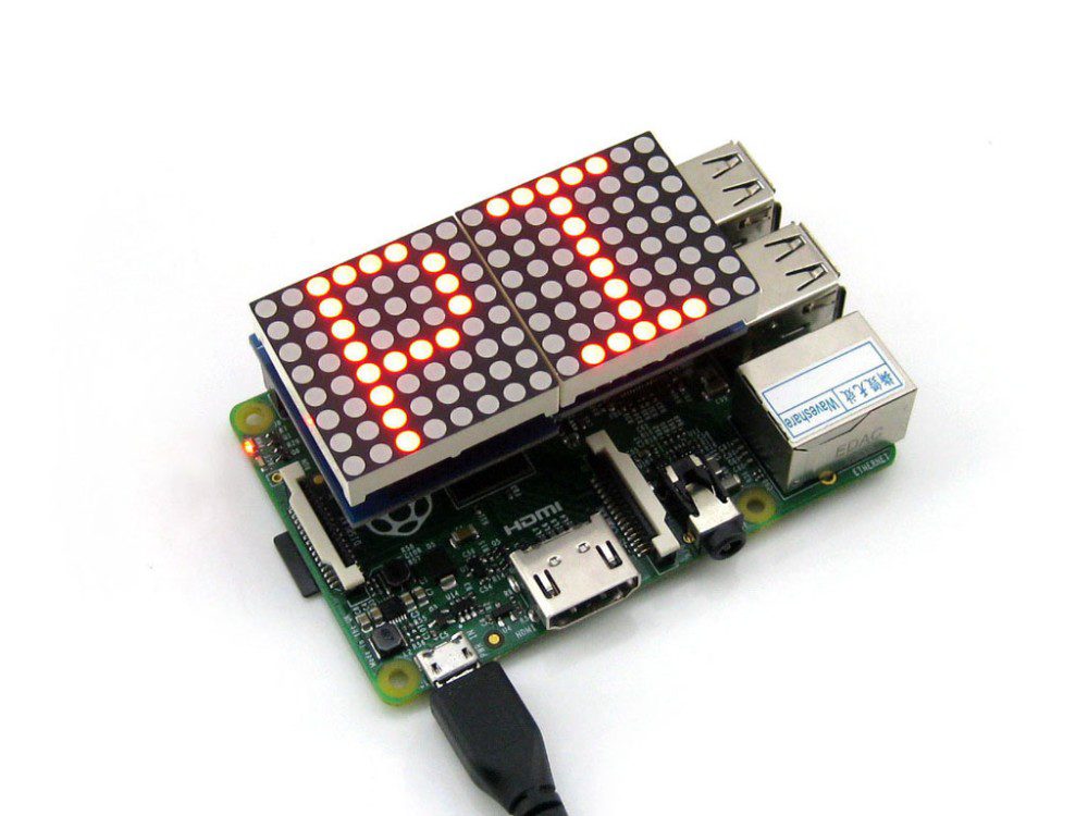Светодиодная матрица с MAX7219 для Raspberry Pi
