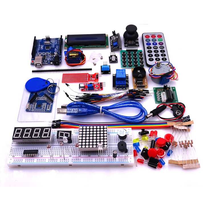 Состав расширенной версии Starter Kit для Arduino UNO R3 