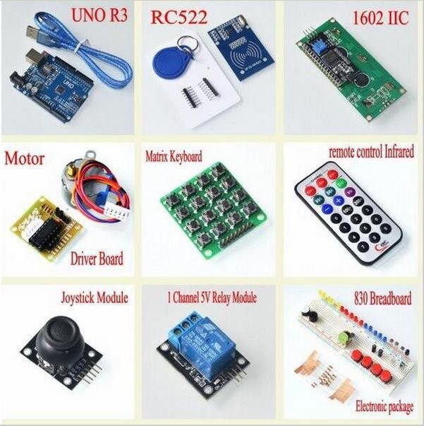 Описание отличий расширенной версии Starter Kit для Arduino UNO R3