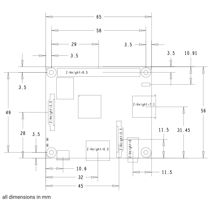 Принципиальная схема raspberry pi