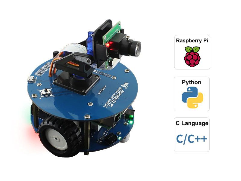 AlphaBot2 беспроводной умный робот c функцией видео на Raspberry Pi 4