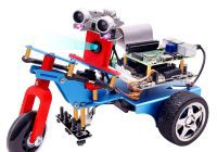 Трехколесный умный робот с HD камерой на Raspberry 4B